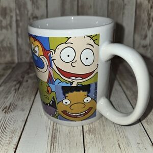 Nickelodeon Cartoon Mug 8oz Rugrats Ren & Stimpy Hey Arnold TV Characters